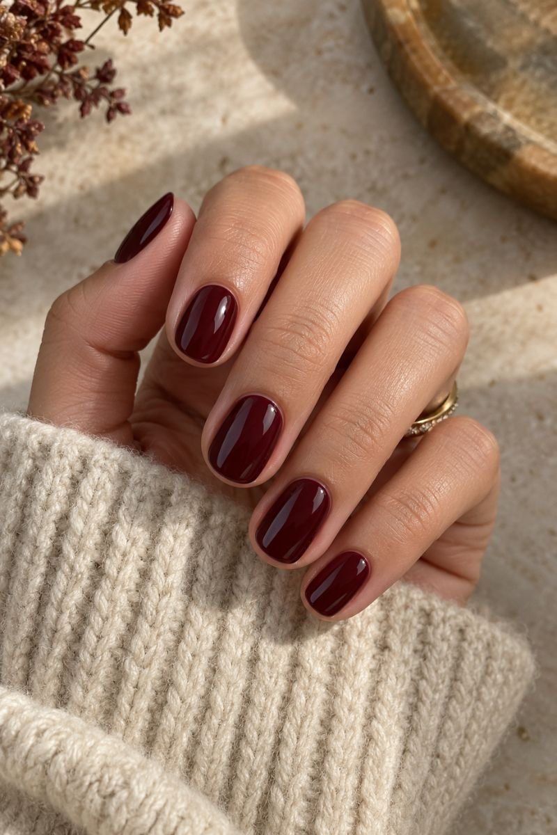 short almond squoval fall nail shape