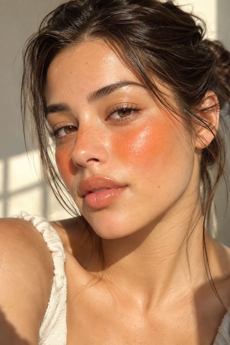tangerine jelly blush idea