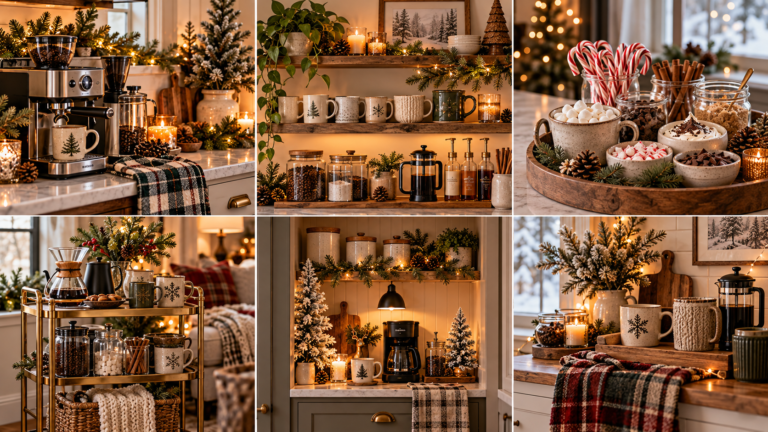 winter coffee bar