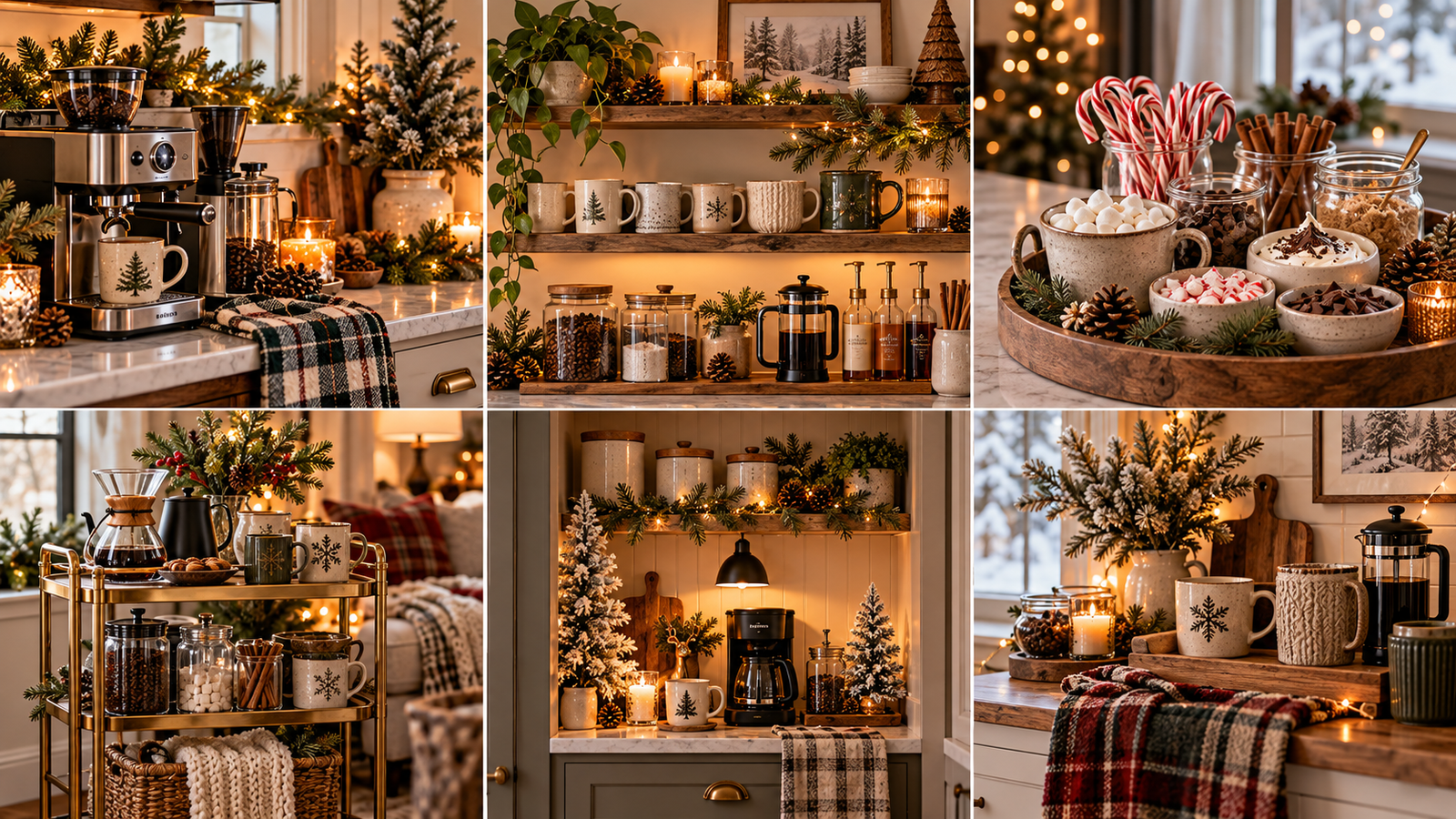 winter coffee bar