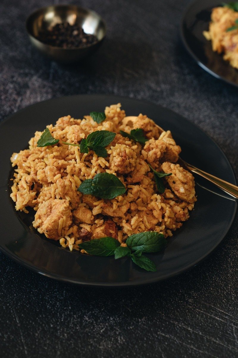 One pan chicken and rice dinner