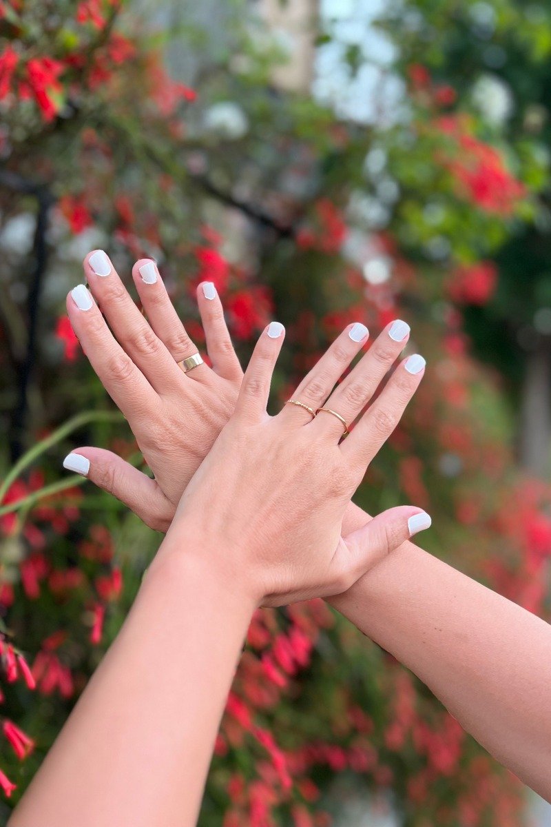 Classic french manicure