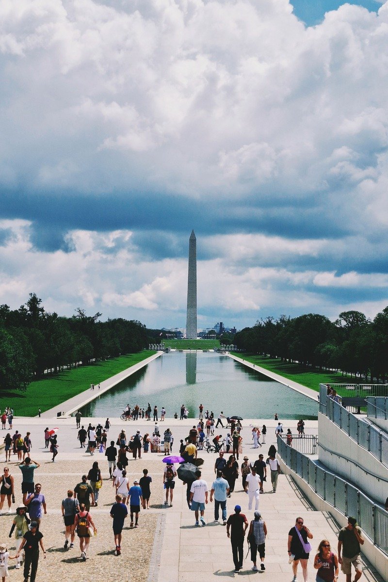 National Mall Washington DC with Washington Monument
