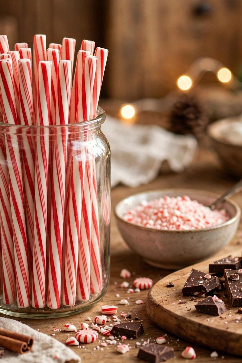 Hot chocolate bar ideas classic peppermint toppings