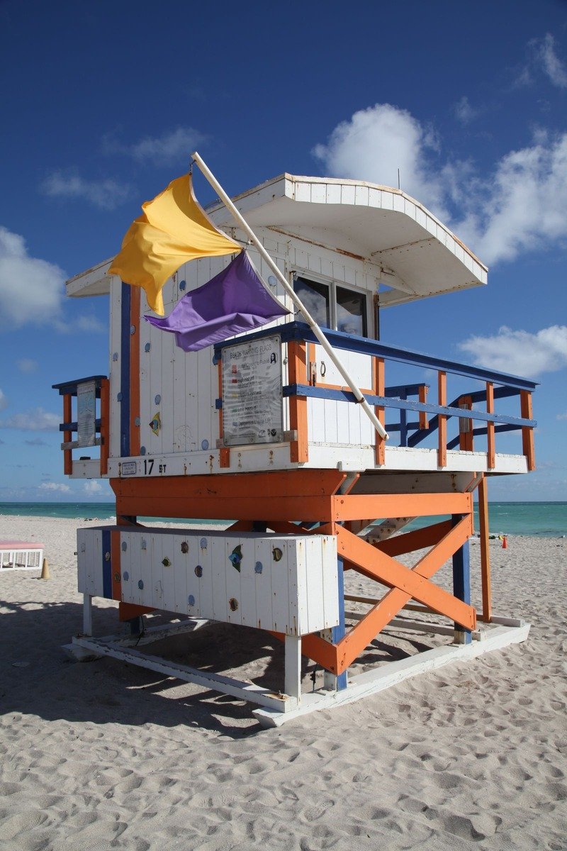 Warm winter destinations in the USA Miami South Beach