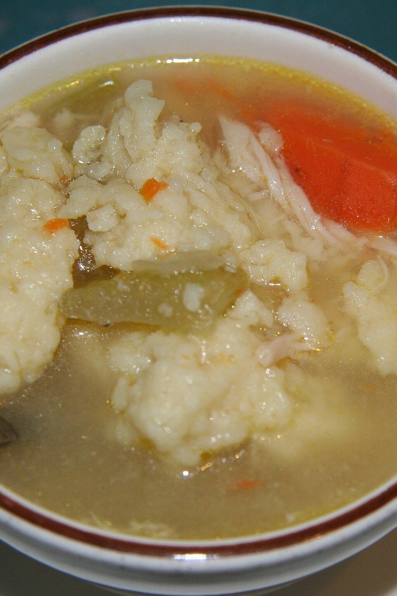 Chicken stew with dumplings