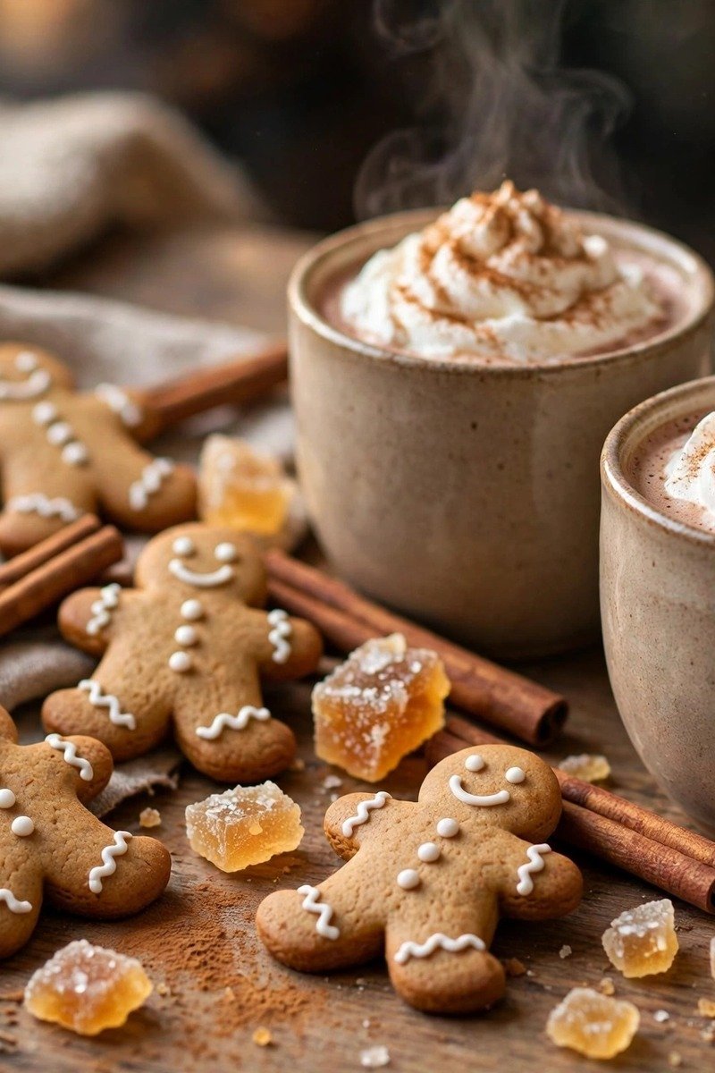 Hot chocolate bar ideas gingerbread toppings