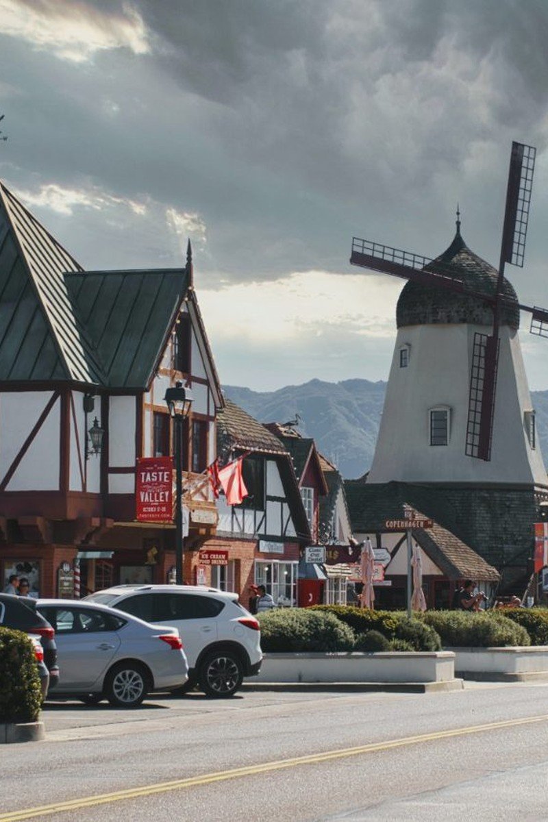 Christmas towns in the USA Solvang California