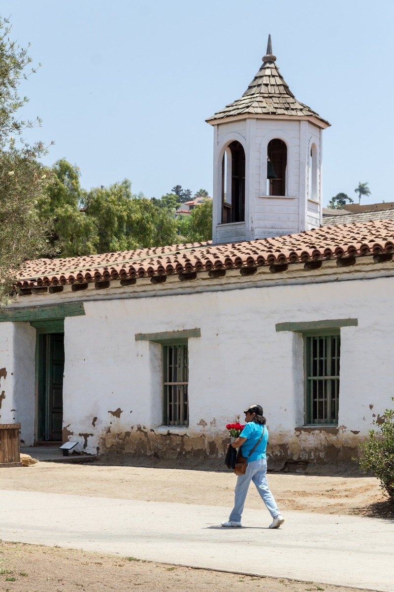 Old Town San Diego historic adobe buildings