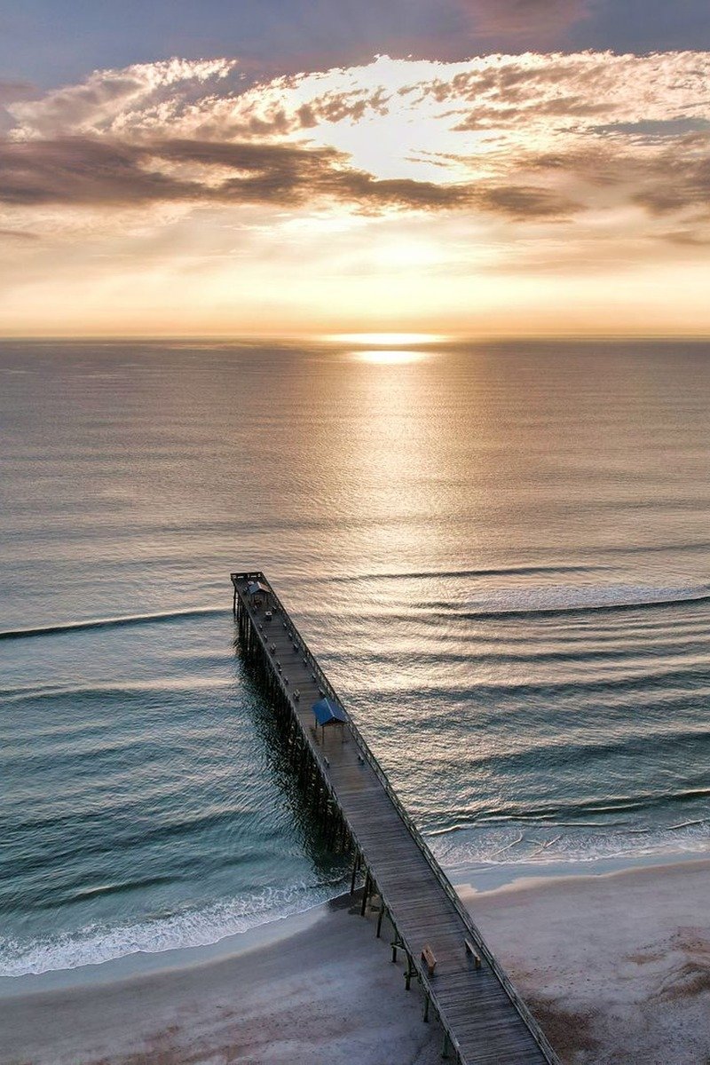 Warm winter destinations in the USA Clearwater Beach sunset