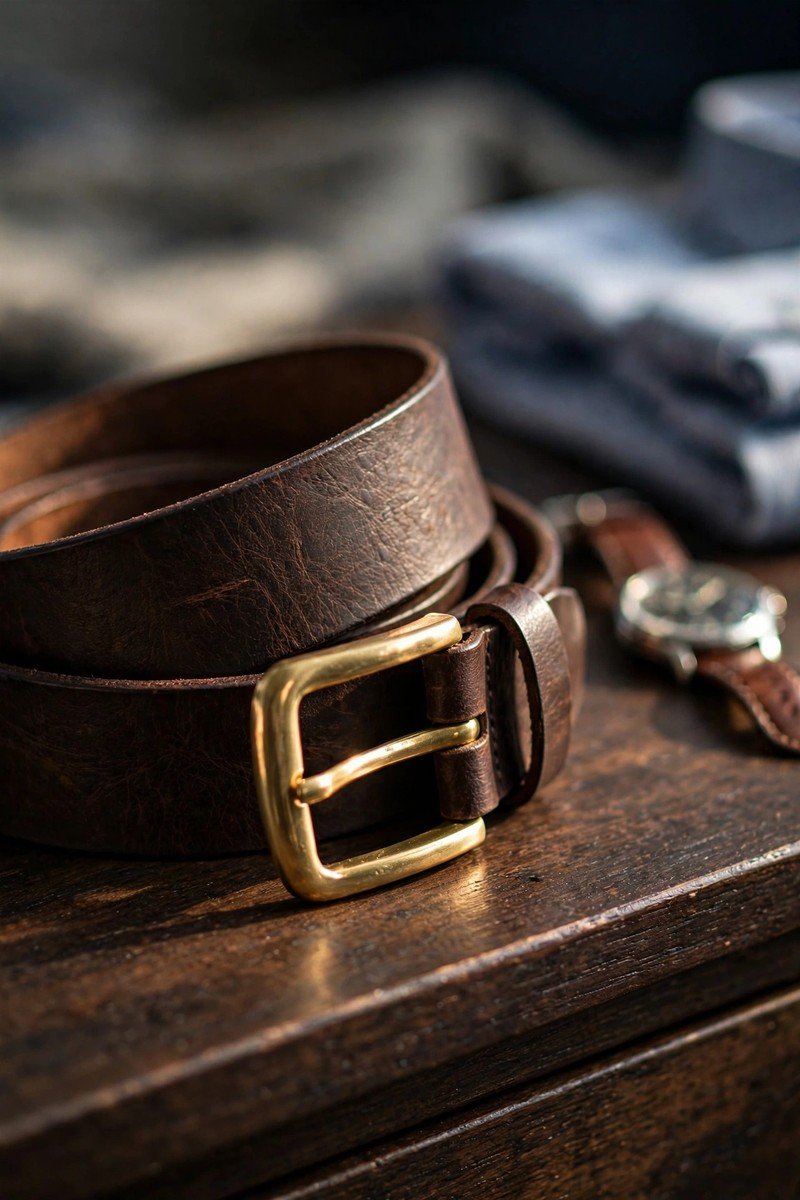 Christmas gift ideas for him leather belt