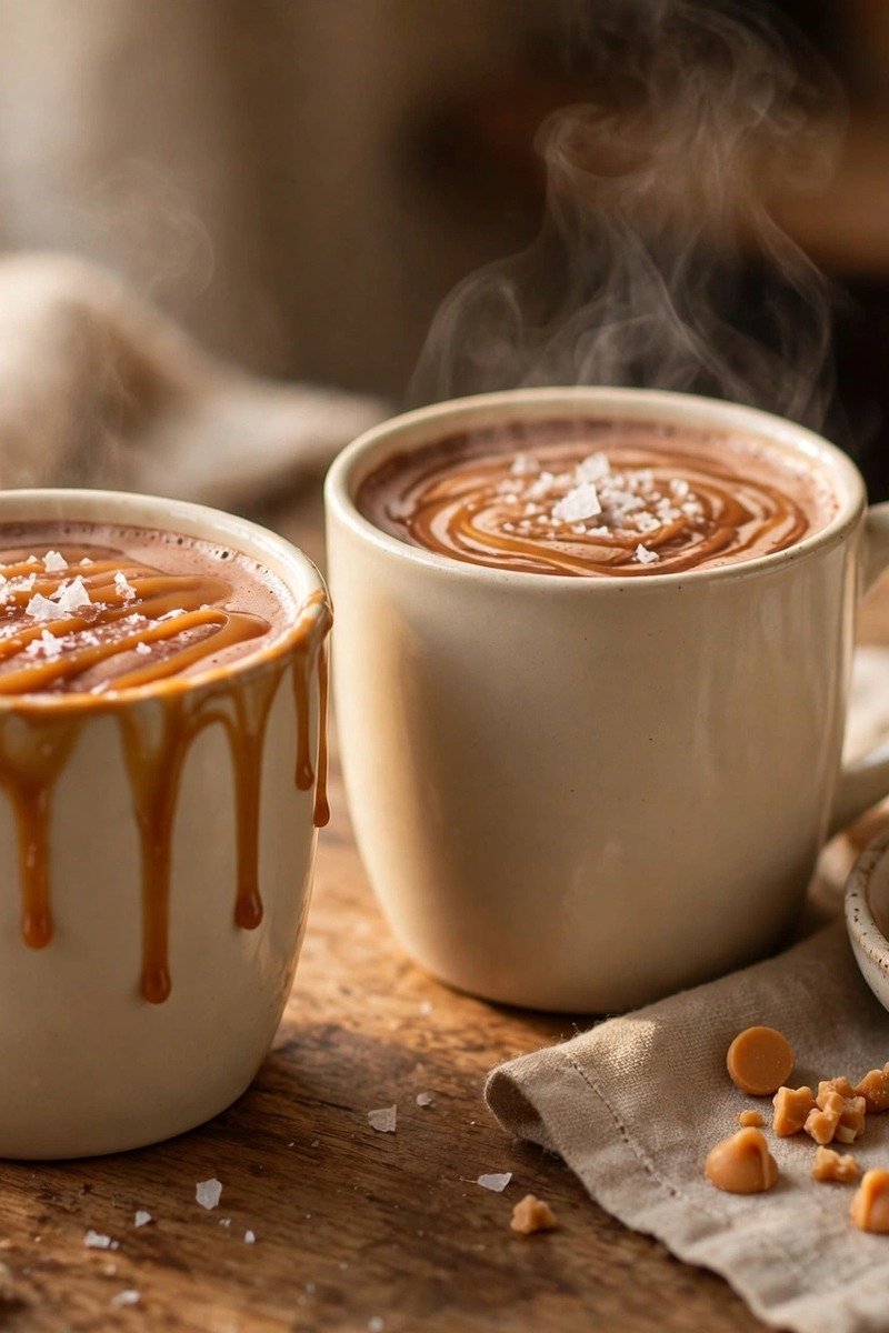 Hot chocolate bar ideas salted caramel