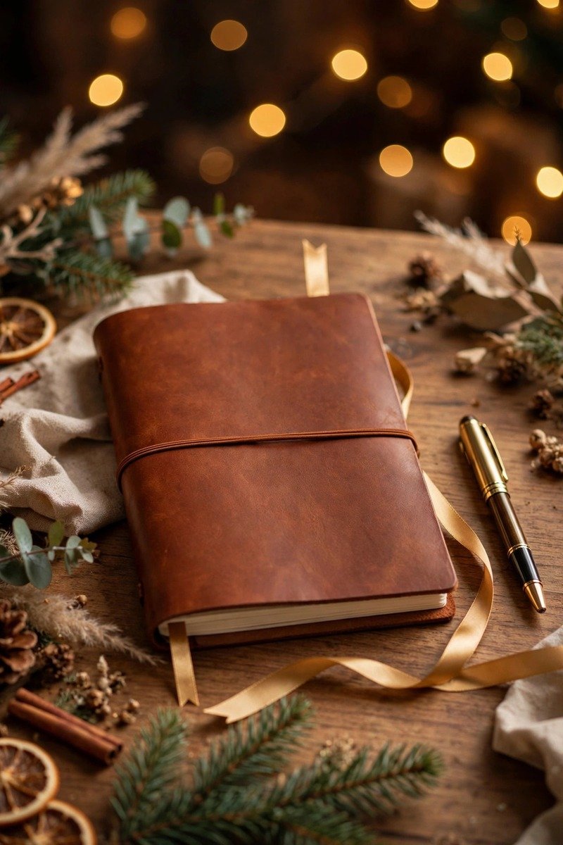Leather-bound journal