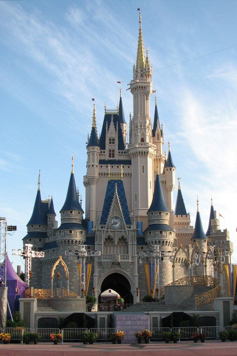 Orlando Florida theme park castle