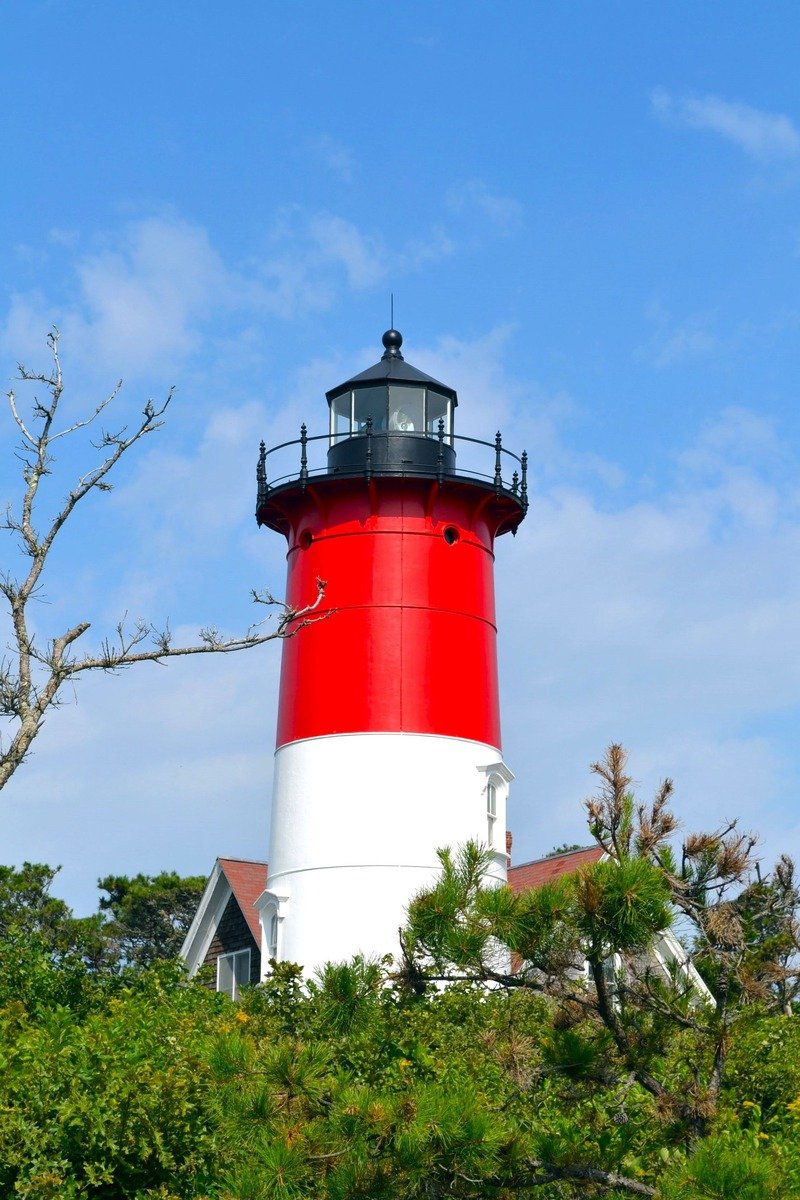 Nauset Lighthouse on Cape Cod Massachusetts