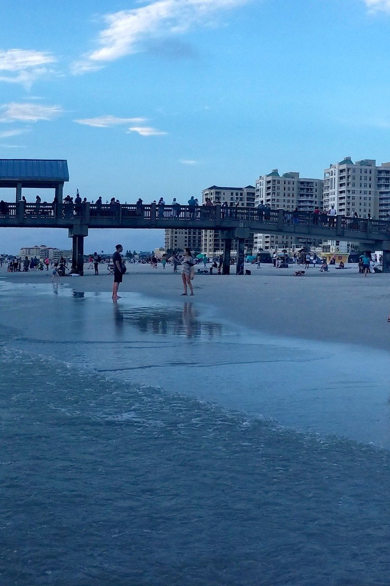 Clearwater Beach Florida Pier 60 in evening light