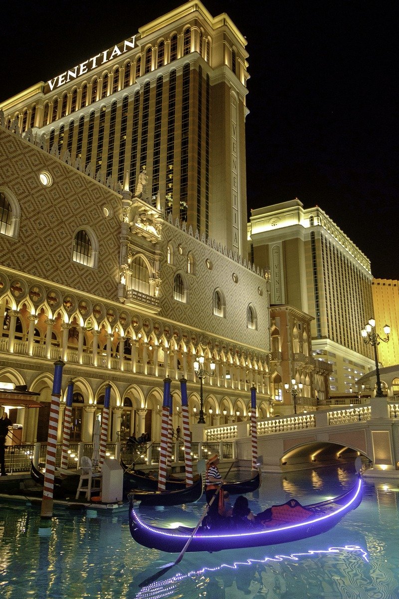 Gondola rides at The Venetian Las Vegas