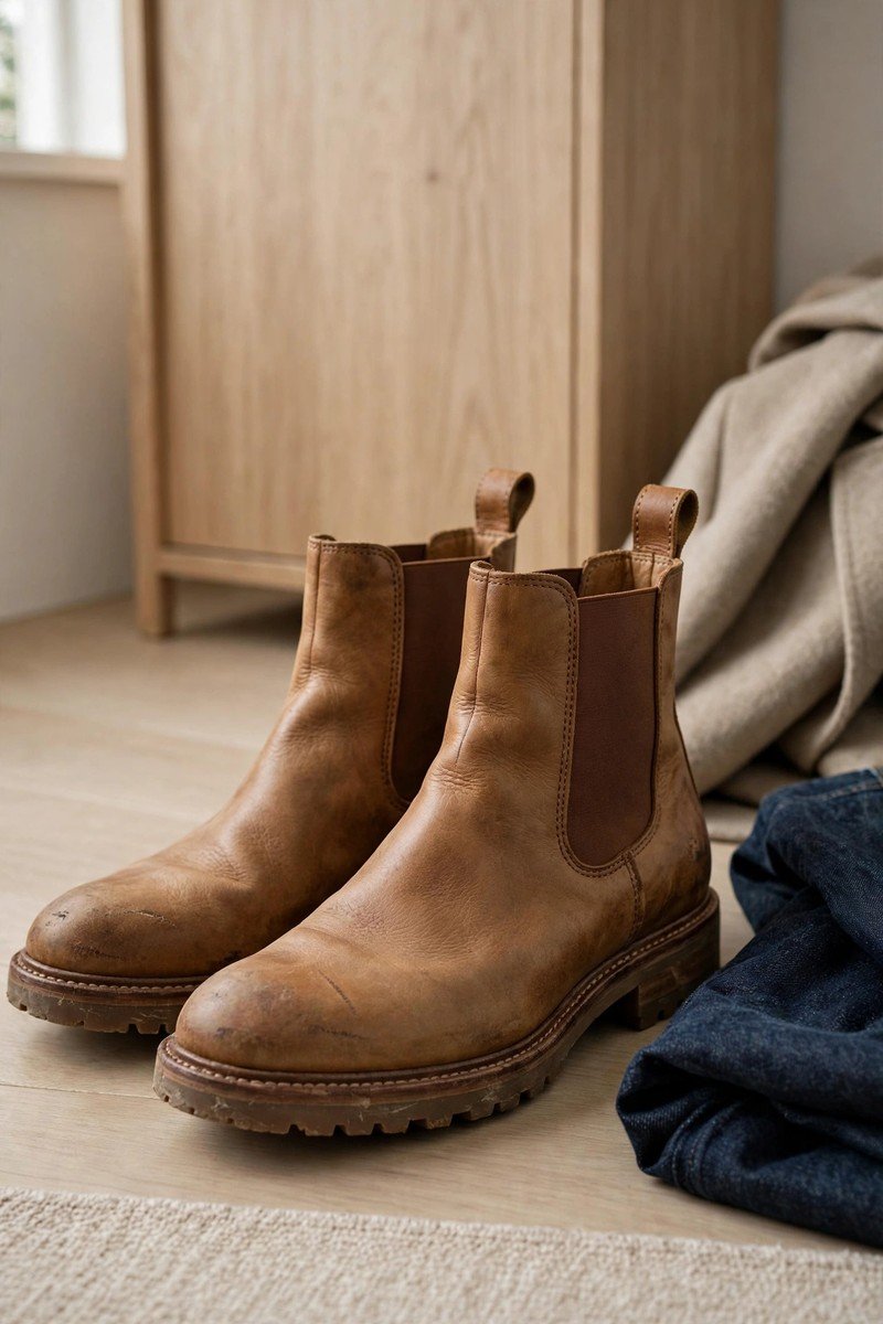 Minimalist wardrobe idea quality boots