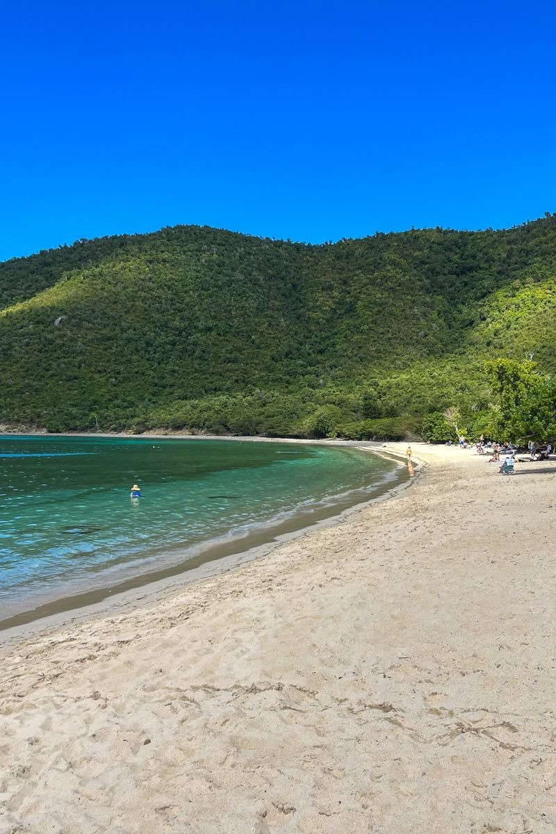 Warm winter destinations in the USA Trunk Bay St. John
