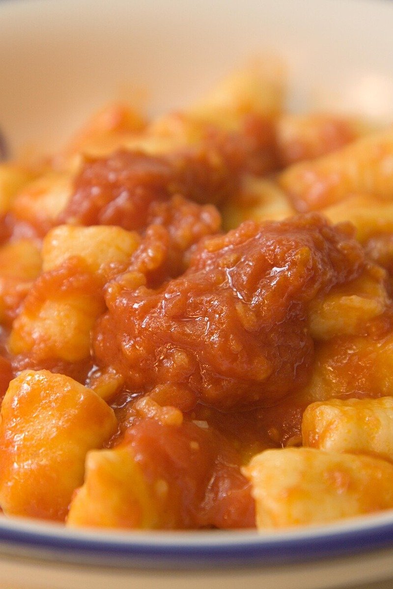 Gnocchi in tomato sauce