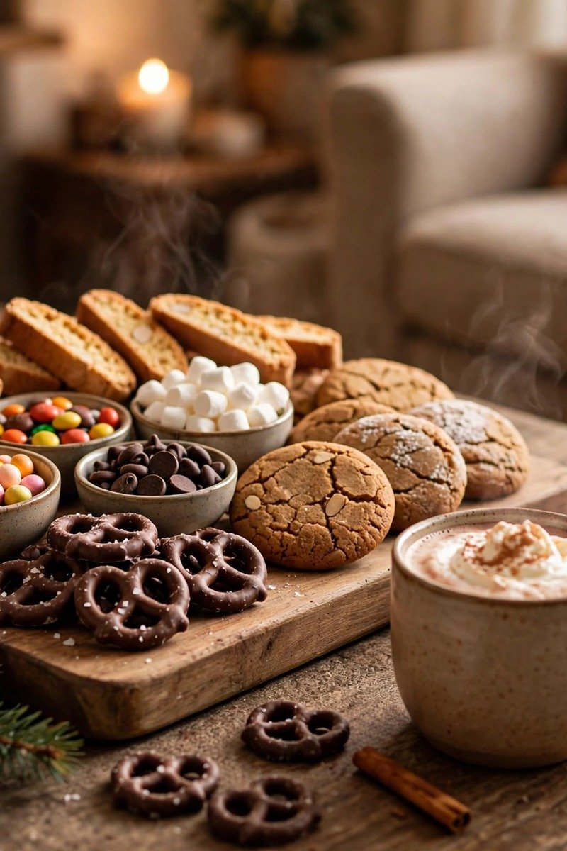 Hot chocolate bar ideas charcuterie board