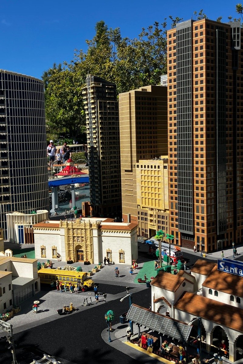 LEGOLAND California Miniland San Diego skyline