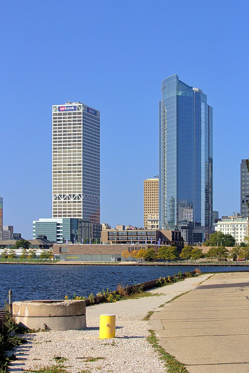 Lakefront in Milwaukee Wisconsin