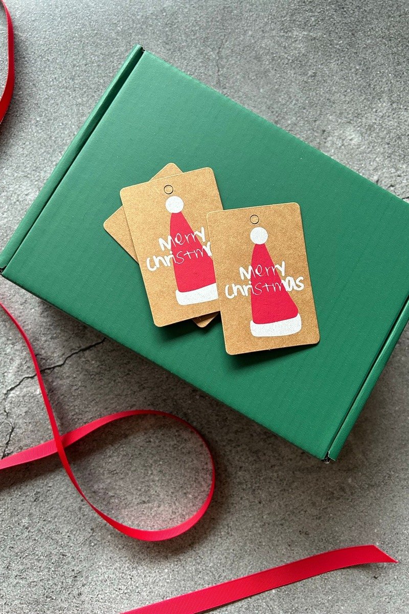 Christmas wrapping ideas gift tags from cards