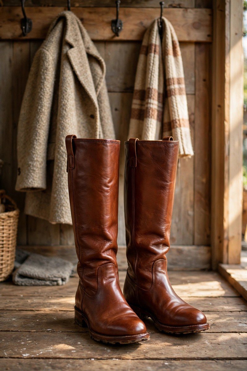 Winter capsule wardrobe idea boots