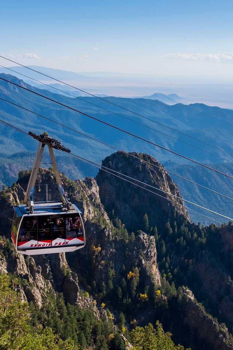 Sandia Mountains over Albuquerque New Mexico