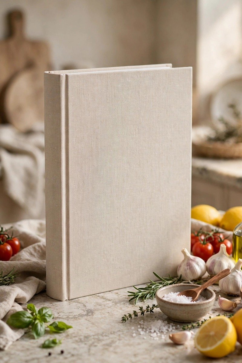 Beautiful hardcover cookbook