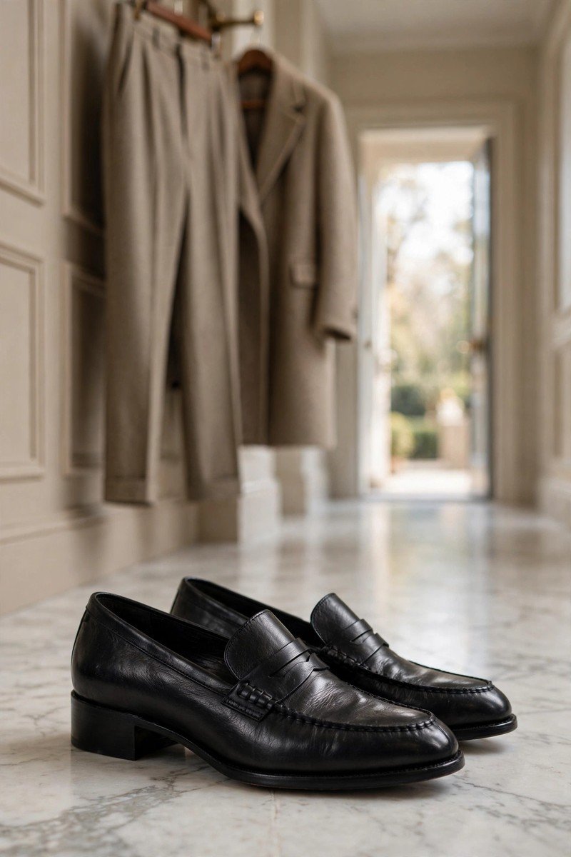 Winter capsule wardrobe idea dressier shoes