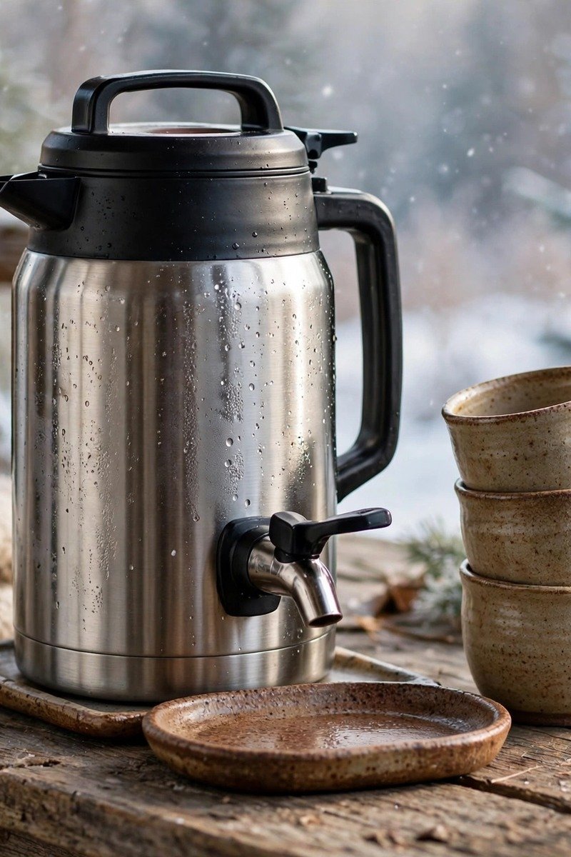 Hot chocolate bar ideas thermos jug station