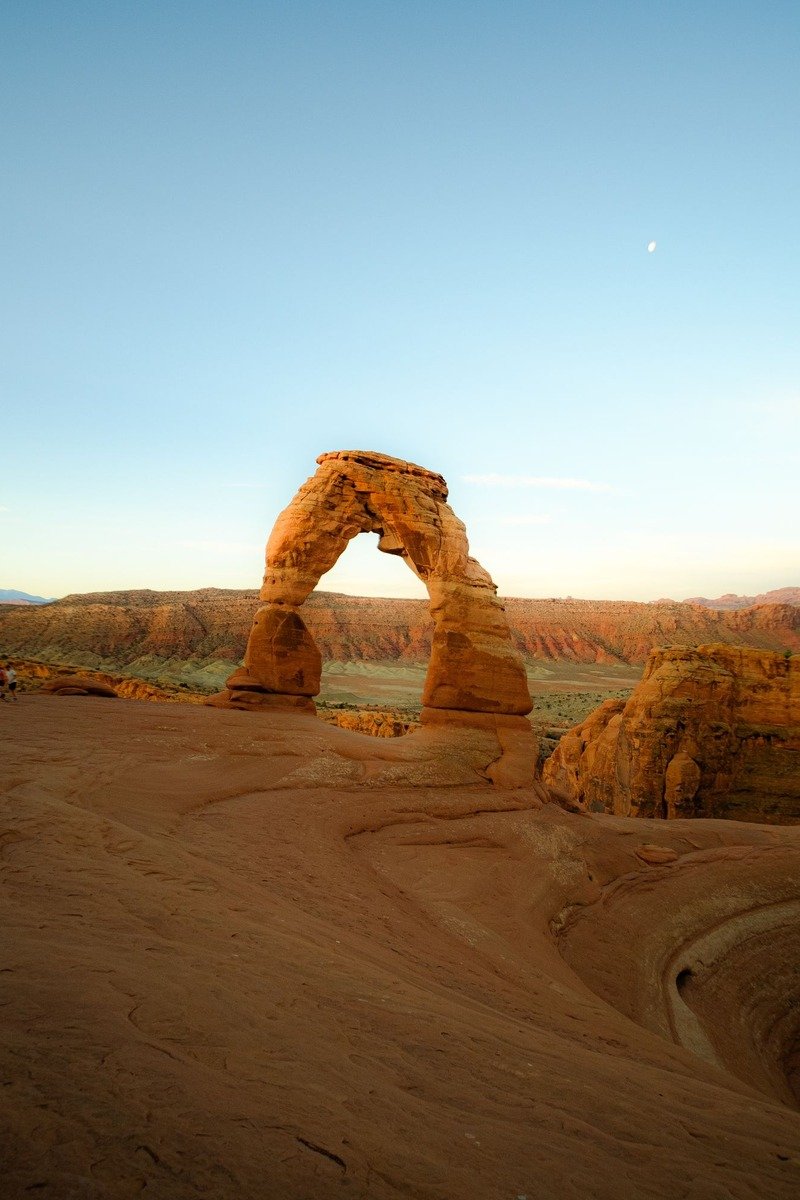 Red rock arches near Moab Utah