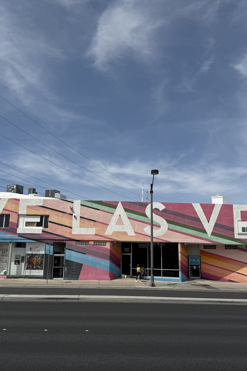 Las Vegas Arts District LOVE LAS VEGAS mural