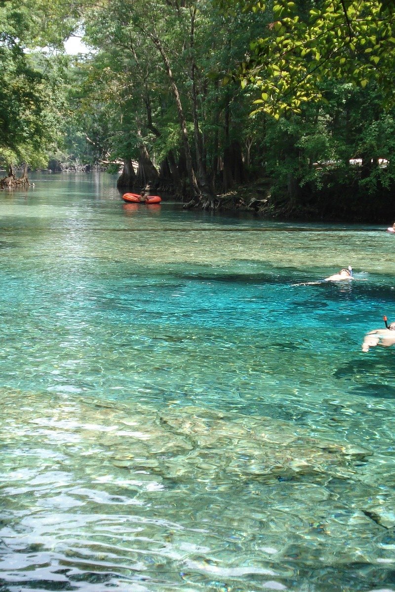 Ginnie Springs Florida clear spring