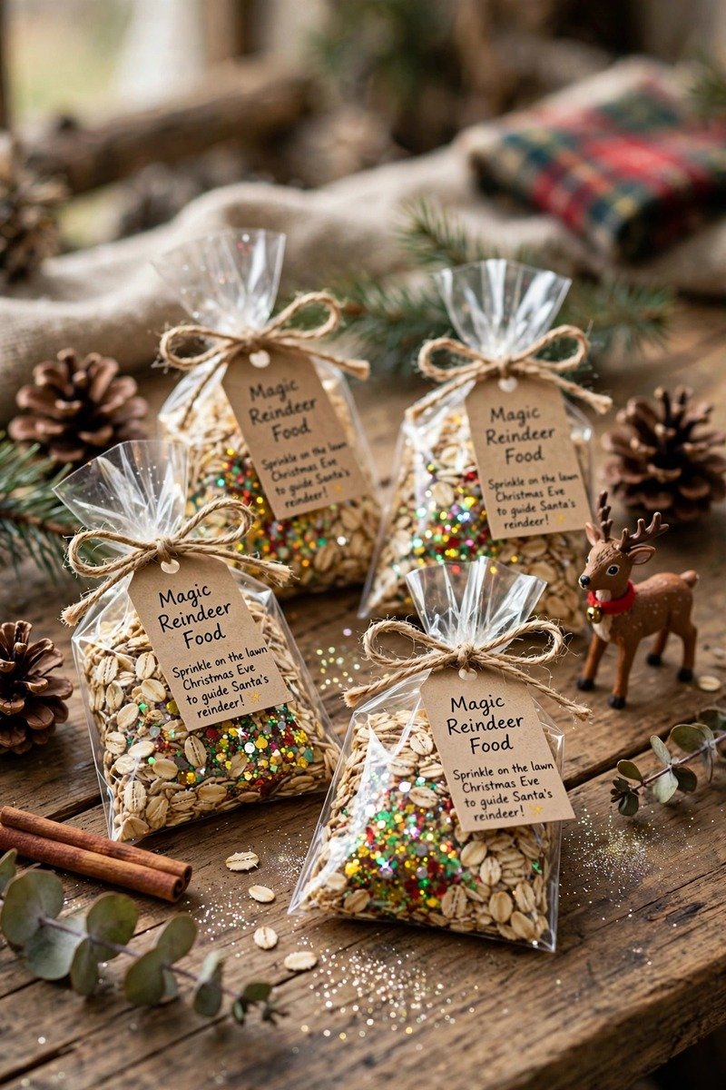 Magic reindeer food packets for Christmas Eve