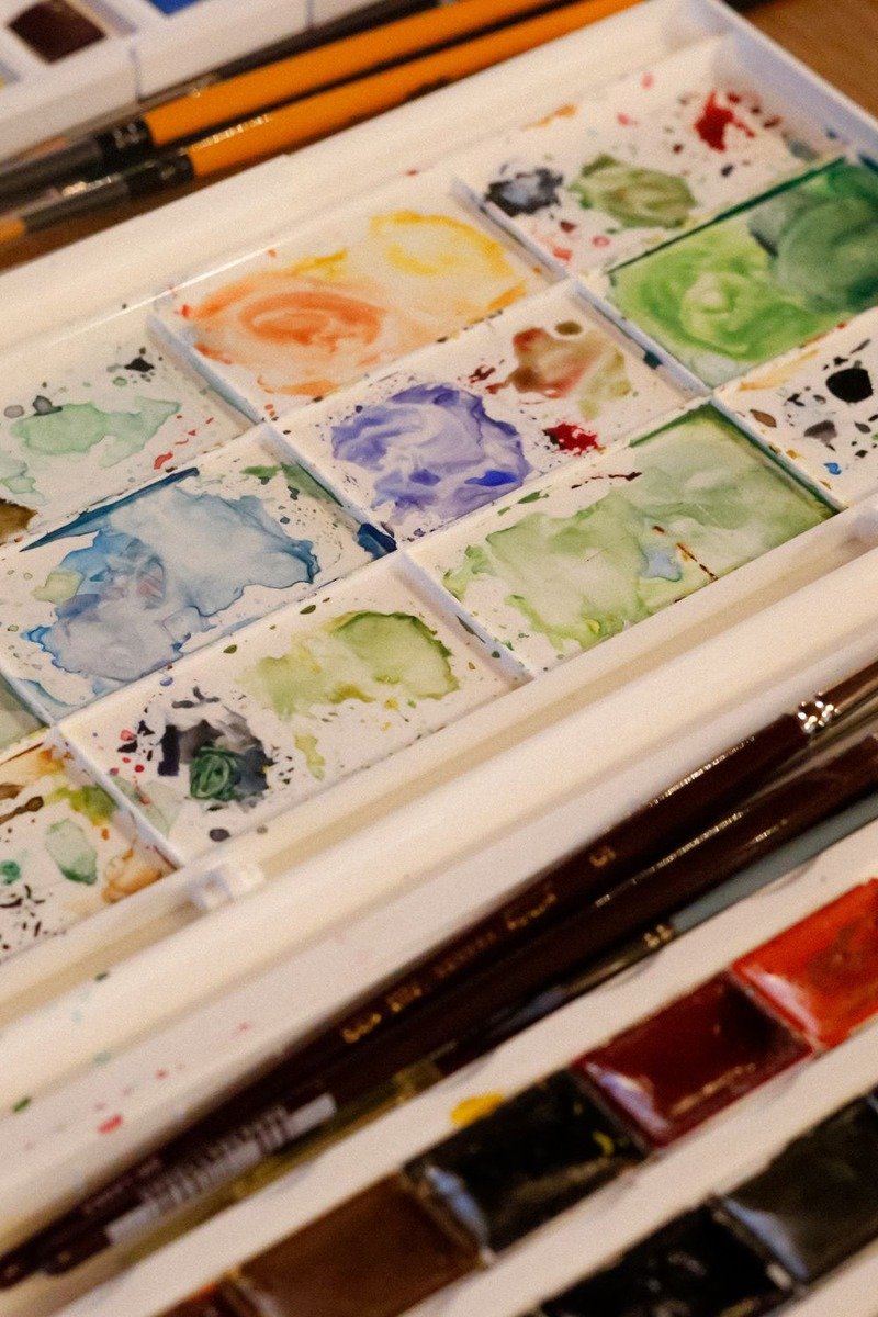 Watercolor paint set gift
