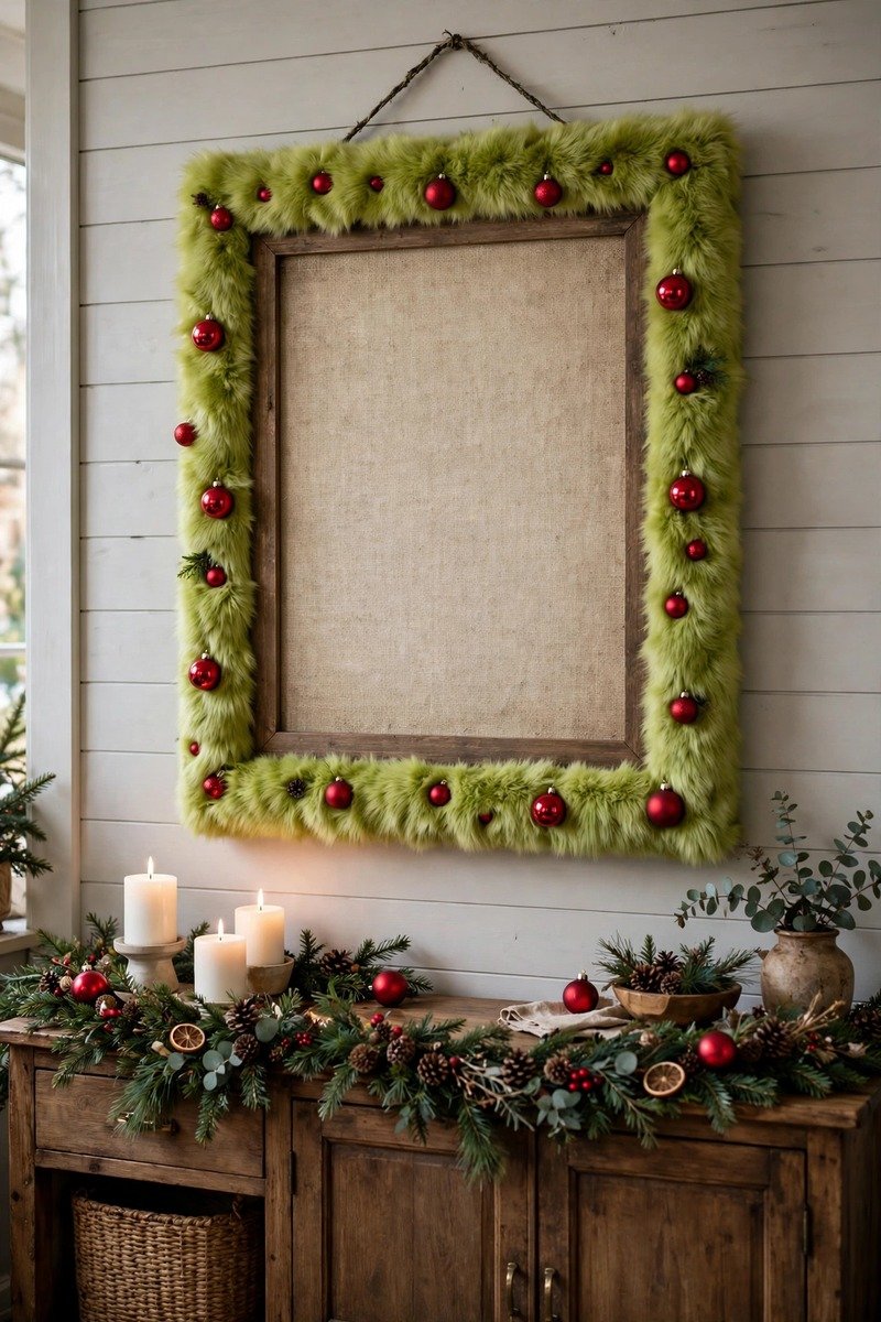 Oversized red bow decoration inspired by Cindy Lou Who hairstyle
