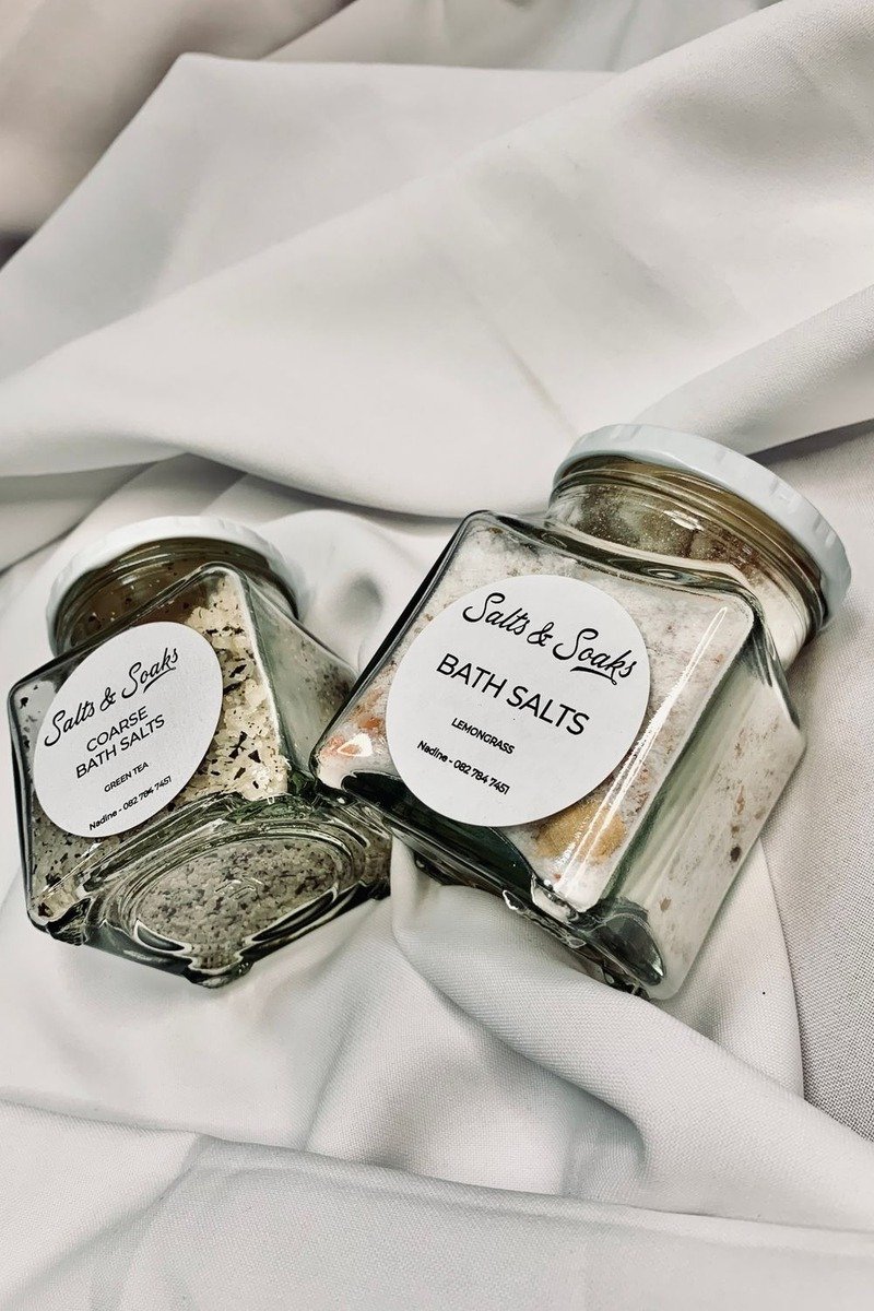 Bath salts and soak gift set
