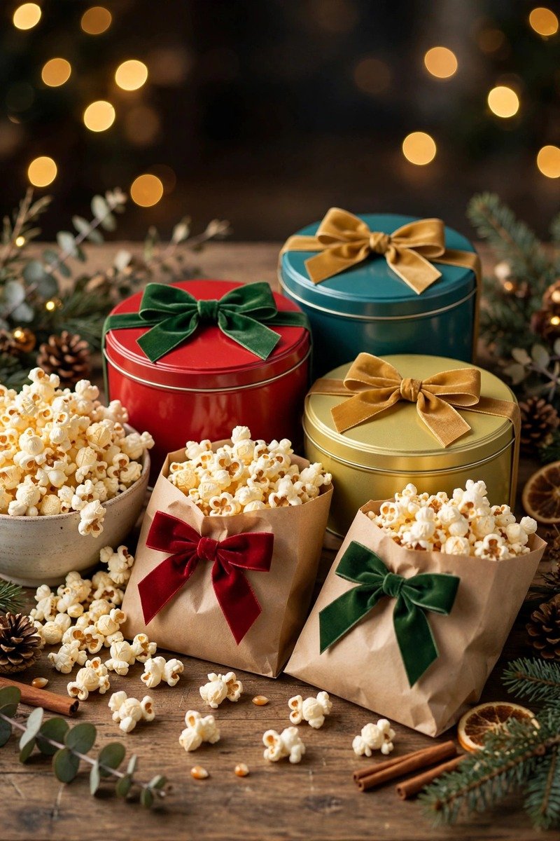 Gourmet popcorn gift set