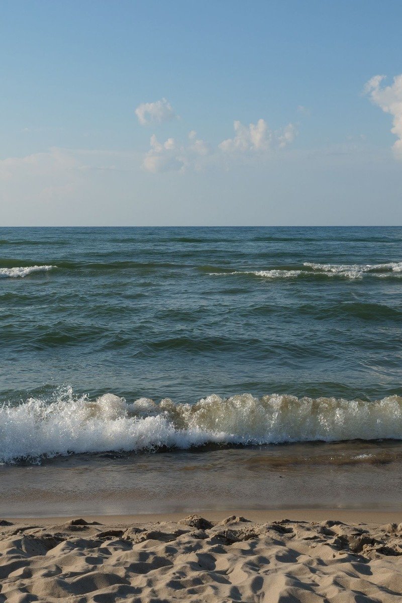 Lake Michigan beach near Traverse City