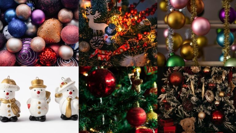 20 90s Christmas decor ideas collage