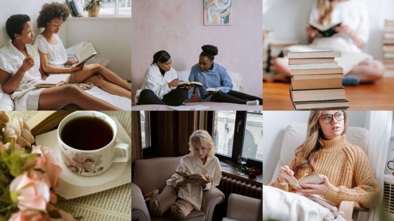 22 book club retreat ideas collage