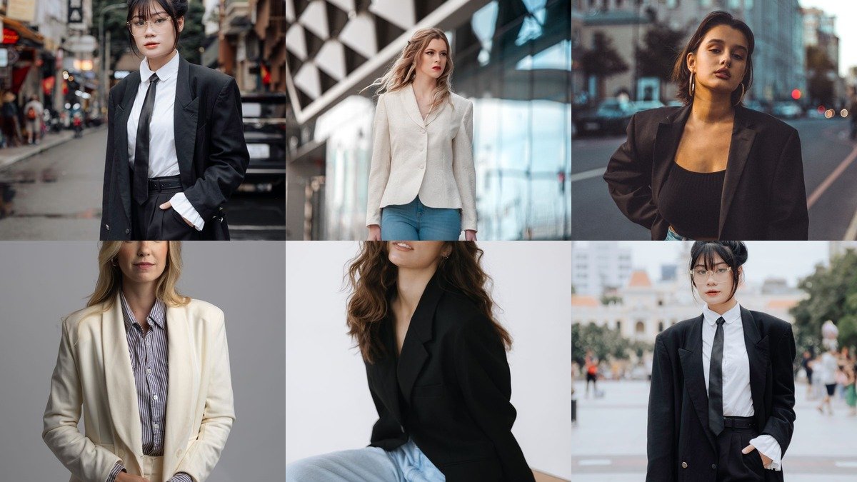 18 casual blazer outfits collage