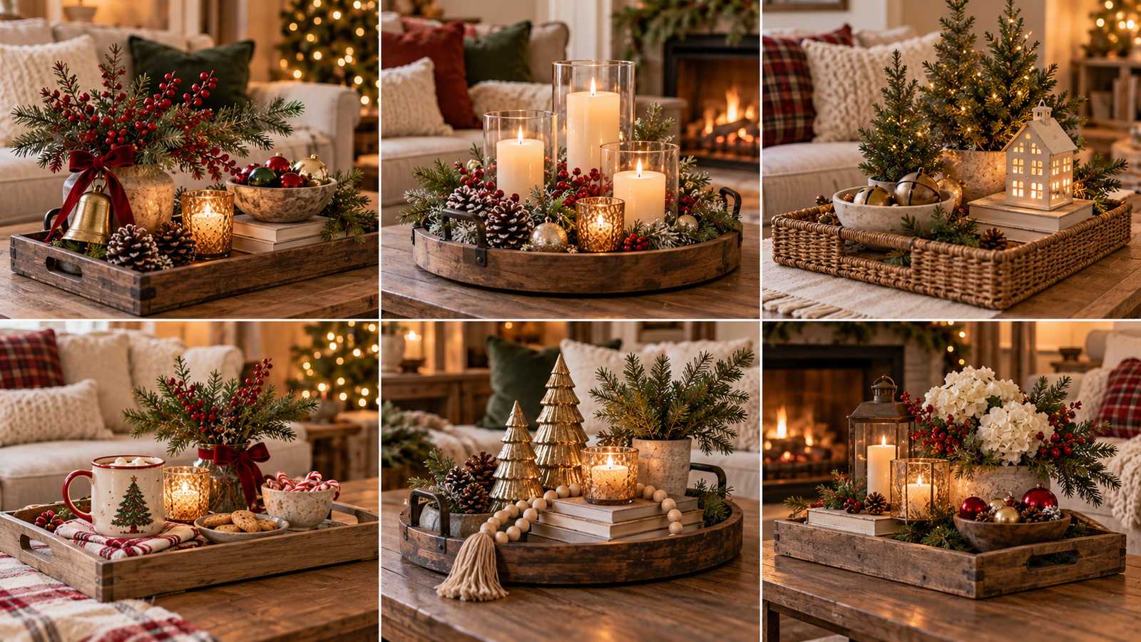 christmas tray decor