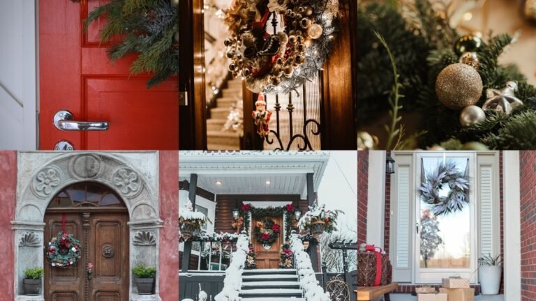 24 Christmas wreath ideas collage