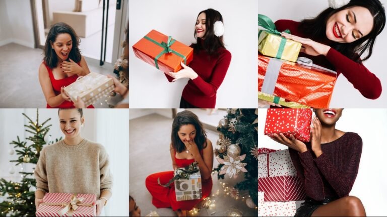 22 Christmas gifts for women collage