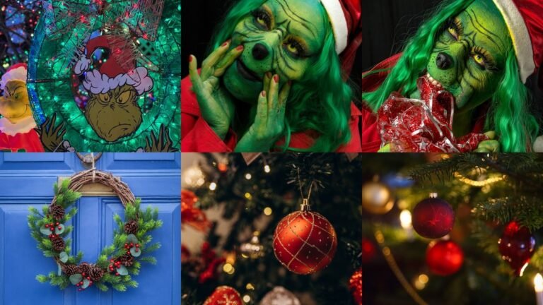 20 grinch christmas decorations collage