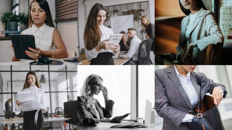 Job interview outfit ideas collage
